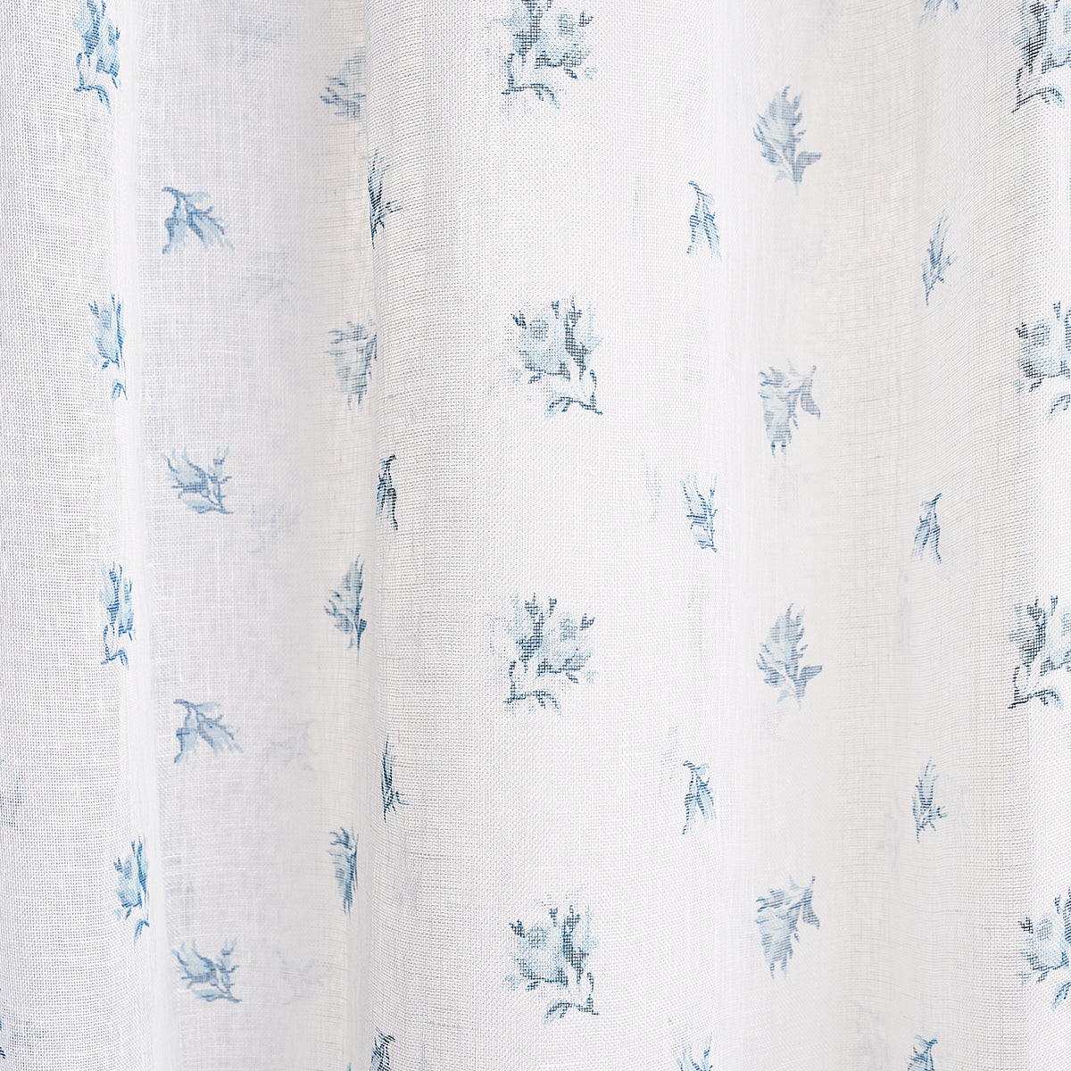 Purchase 180831 Margie Floral Sheer, Soft Blue by Schumacher Fabric