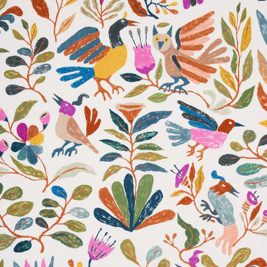 Purchase 180850 | Azulejos, Multi Birds - Schumacher Fabric