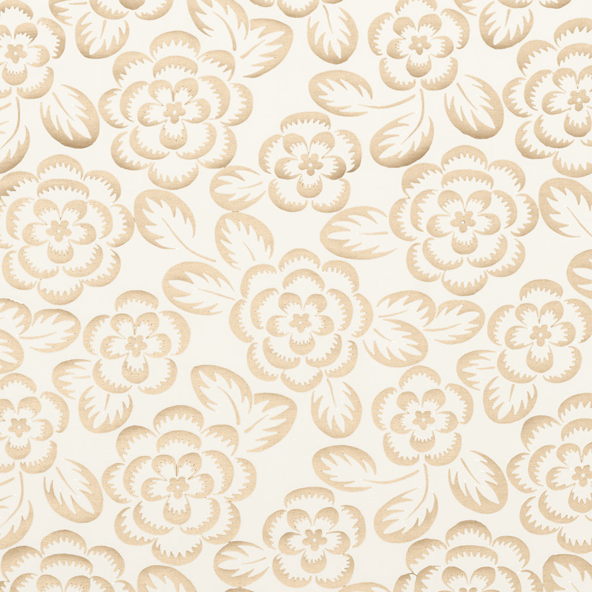 Purchase 180870 Angelica Floral, Champagne & Ivory by Schumacher Fabric