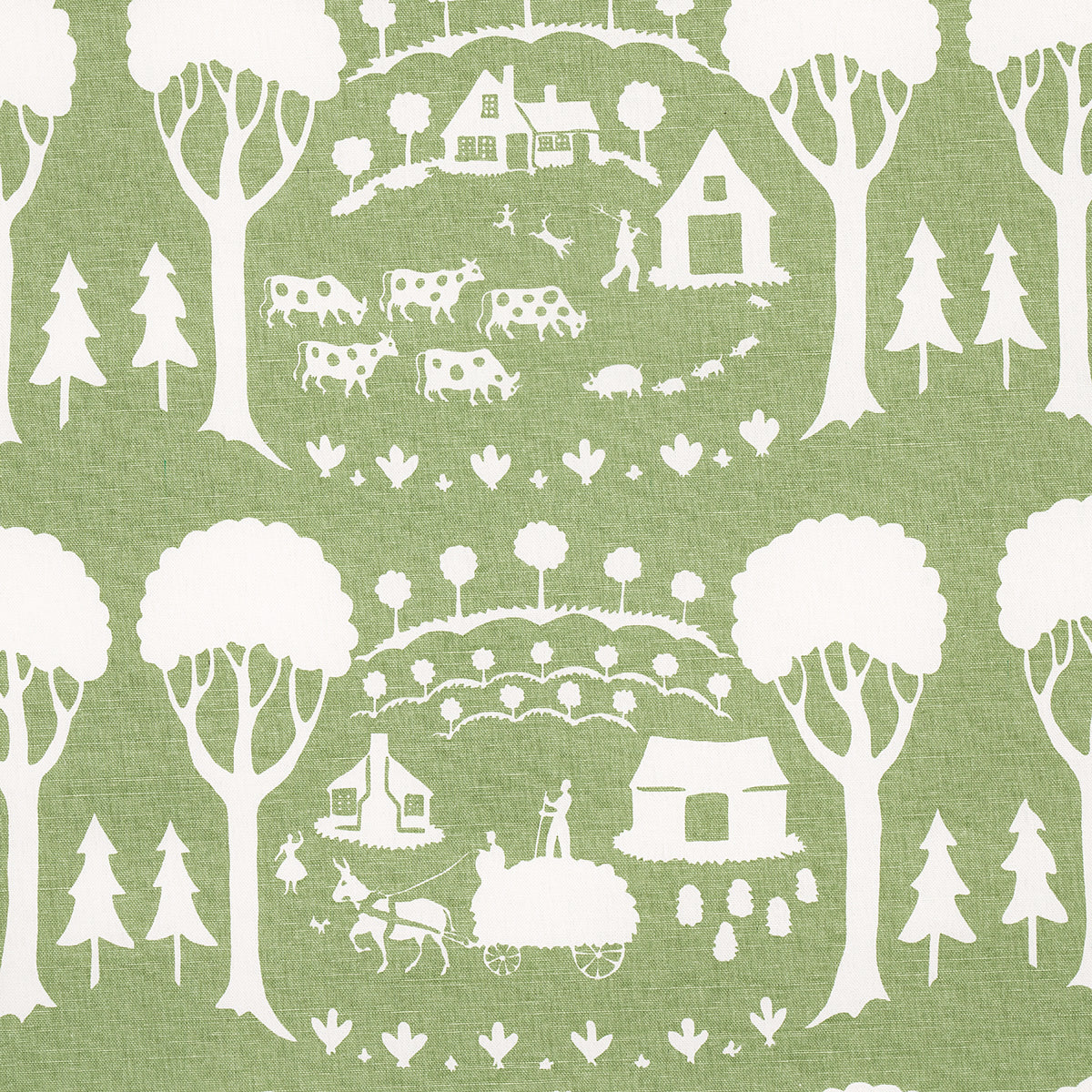 Purchase 180880 | Azulejos, Green - Schumacher Fabric