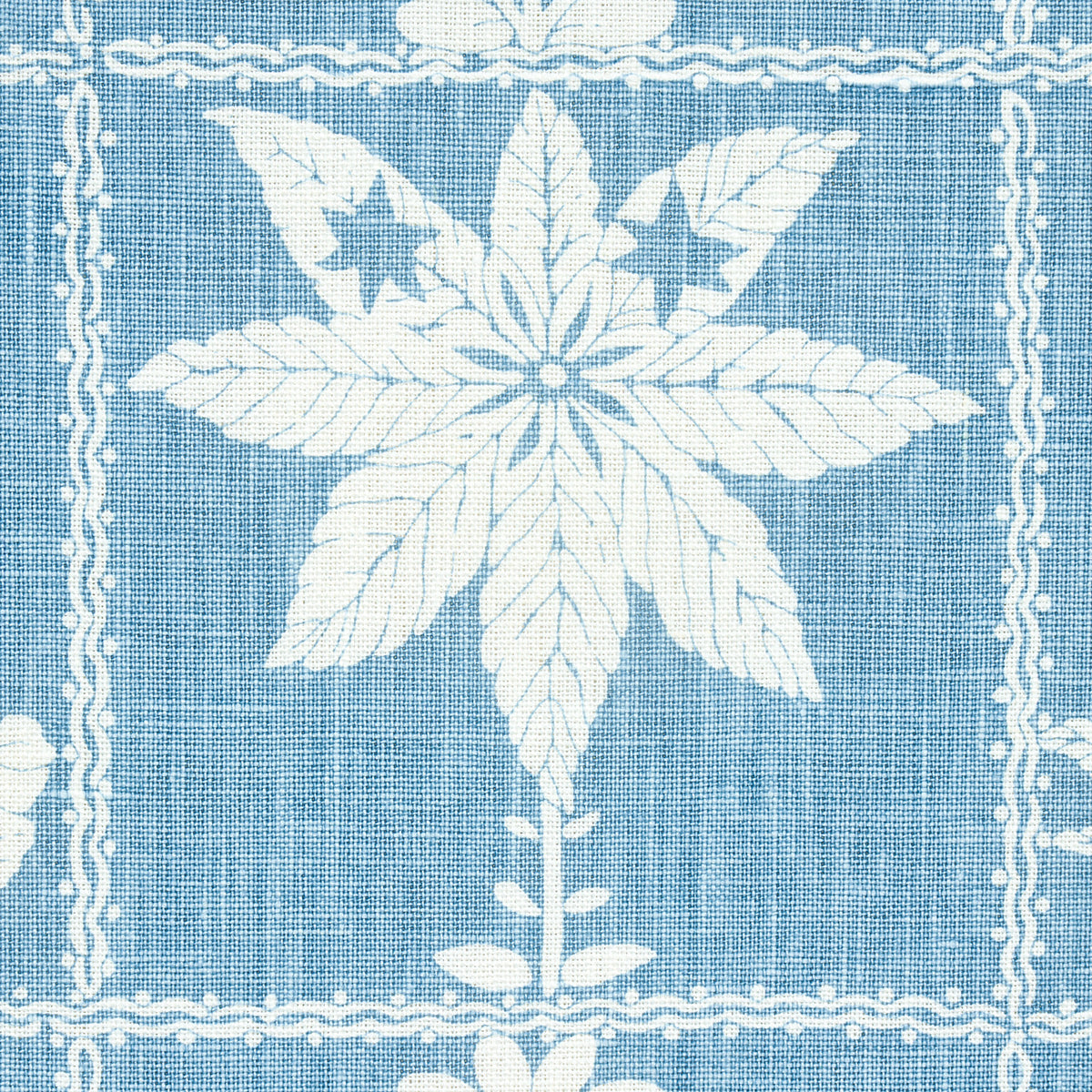 Purchase 180892 | Bouquet Toss, Blue - Schumacher Fabric