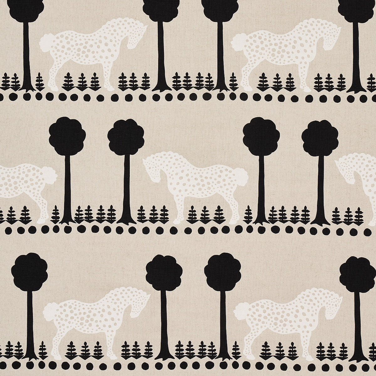 Purchase 180902 Polka Dot Pony, Natural by Schumacher Fabric