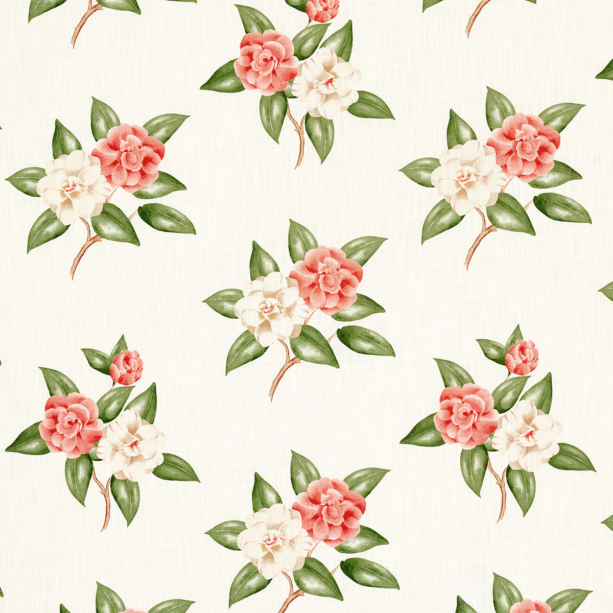 Purchase 180911 | Ephemera, Coral - Schumacher Fabric