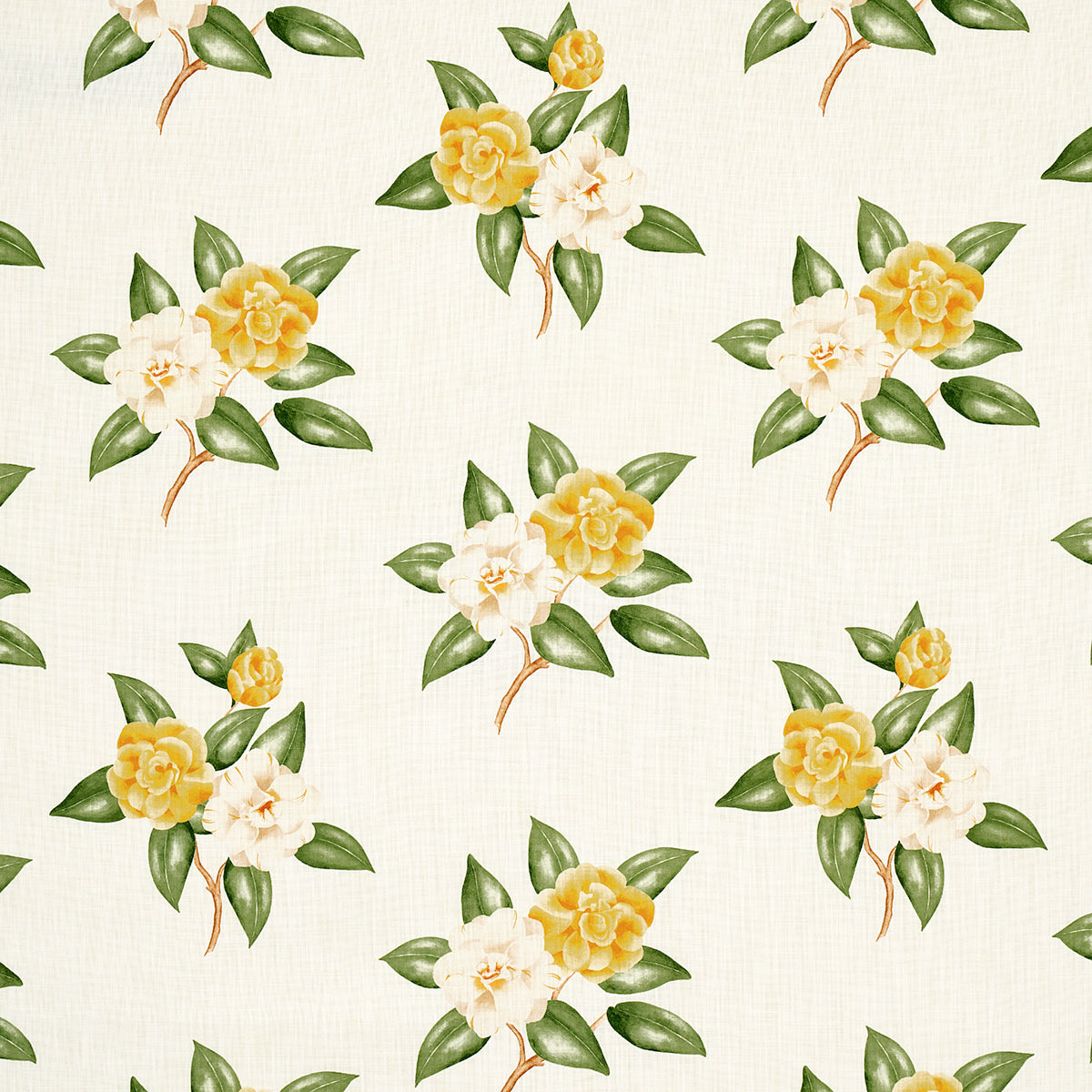 Purchase 180912 | Bouquet Toss, Pale Yellow - Schumacher Fabric