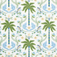 Purchase 180980 | Bouquet Toss, Blue & Green - Schumacher Fabric