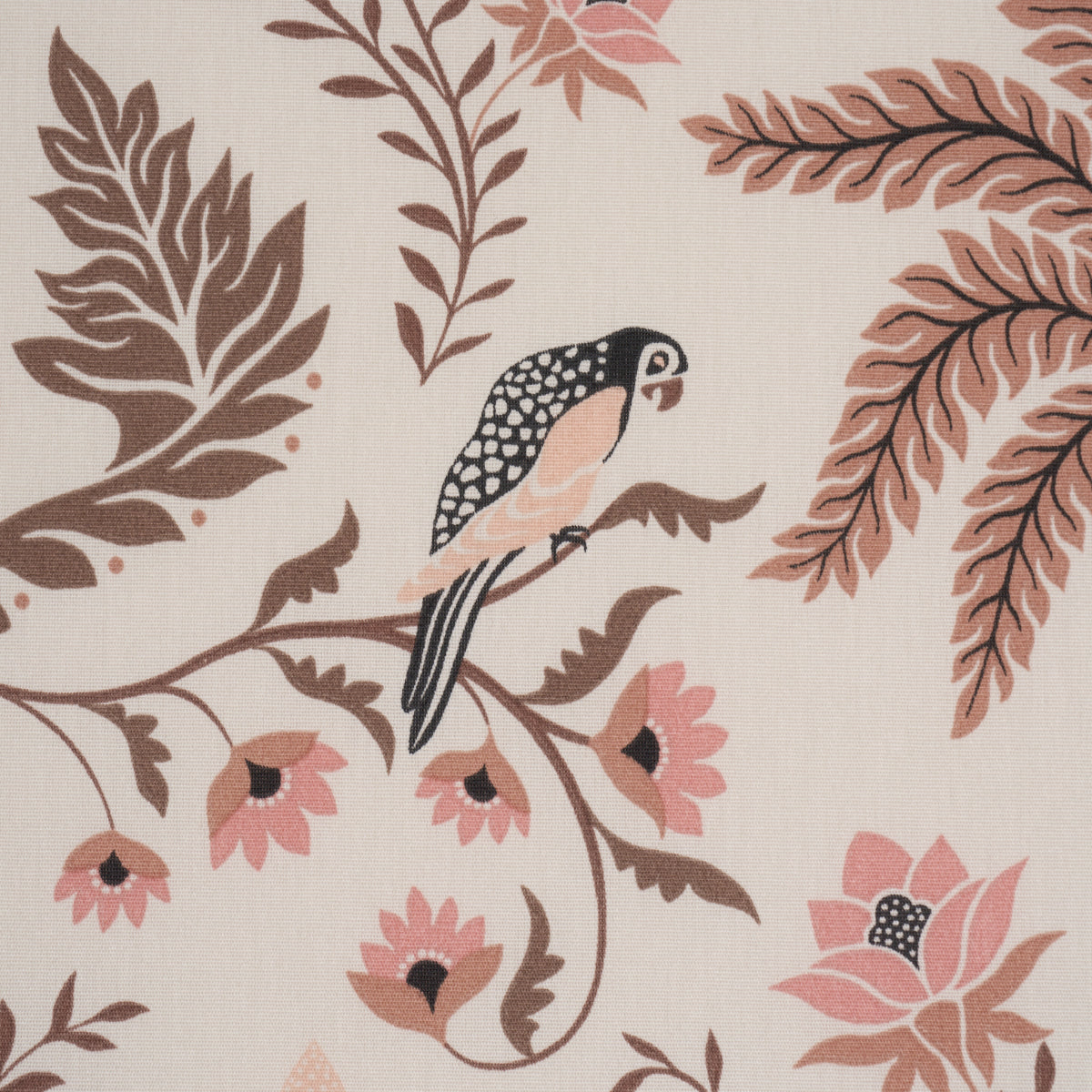 Purchase 180982 | Island Palm Indoor/Outdoor, Peach & Brown - Schumacher Fabric