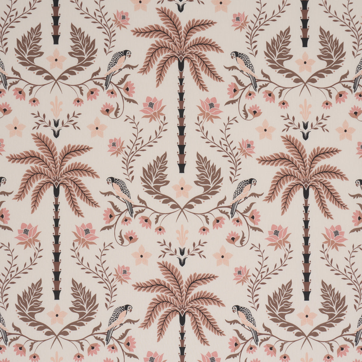 Purchase 180982 | Island Palm Indoor/Outdoor, Peach & Brown - Schumacher Fabric