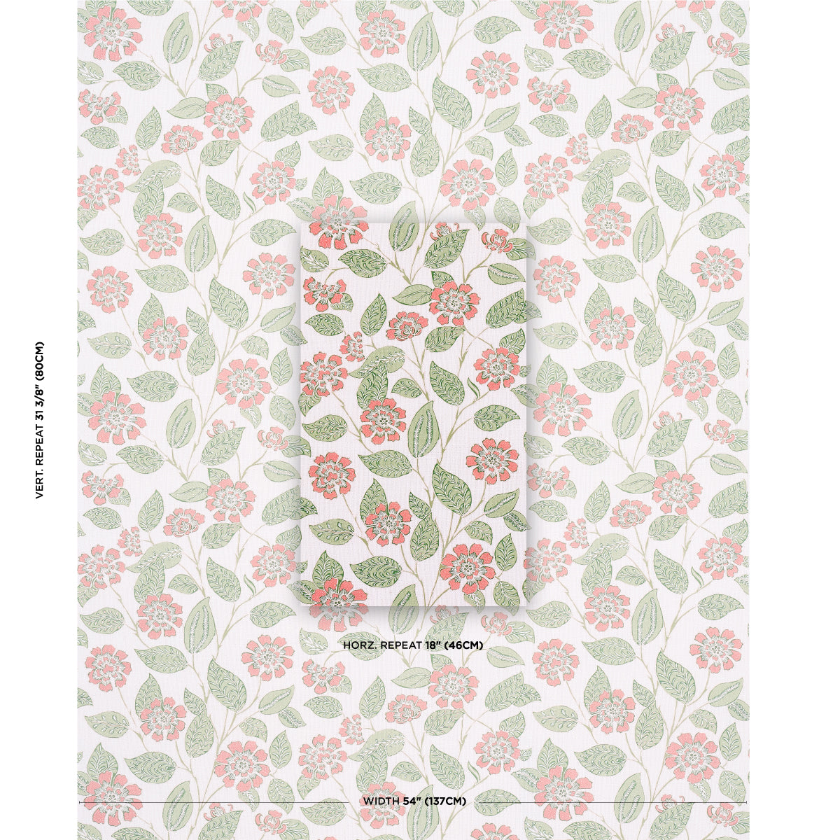 Purchase 181000 | Azulejos, Apricot - Schumacher Fabric
