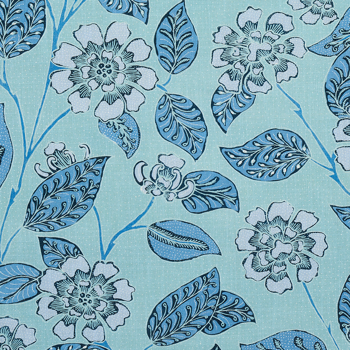 Purchase 181001 | Azulejos, Blues - Schumacher Fabric