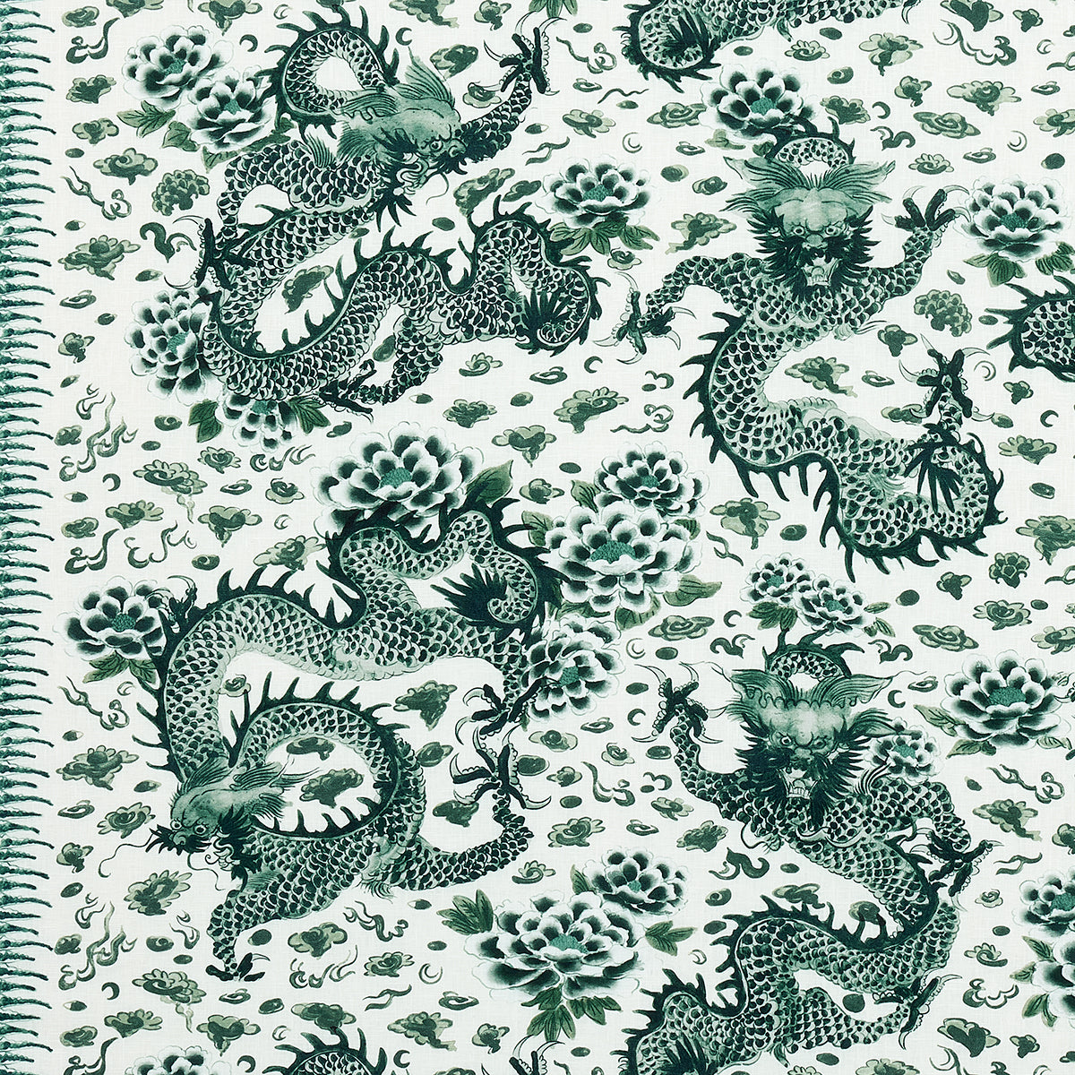 Purchase 181031 Empress Dragon, Emerald by Schumacher Fabric