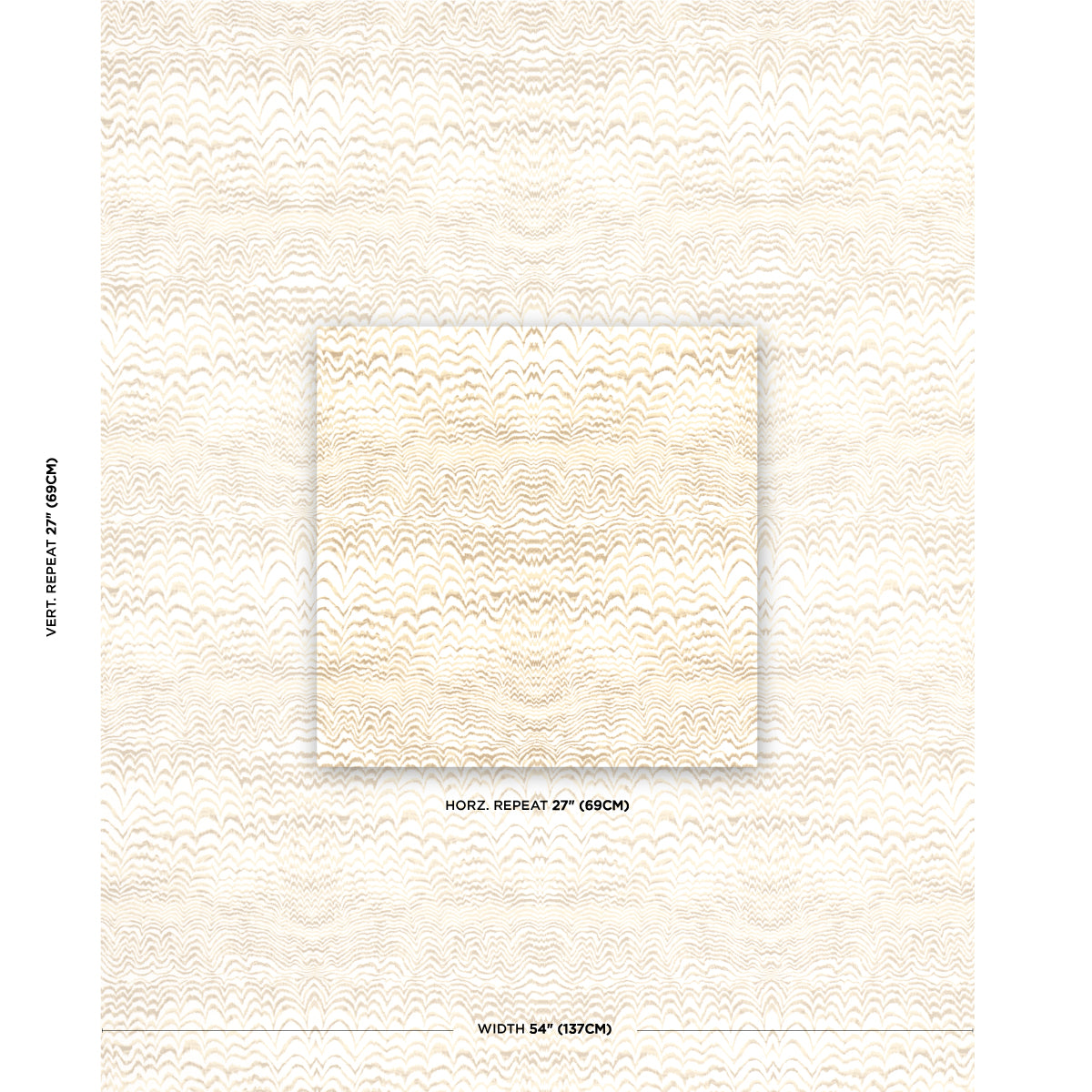 Purchase 181051 | Ink Wave Print Indoor/Outdoor, Natural - Schumacher Fabric