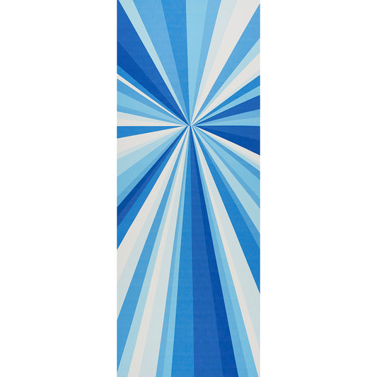 Purchase 181090 | Sunbeam Print Indoor/Outdoor Panel, Horizon Blue - Schumacher Fabric