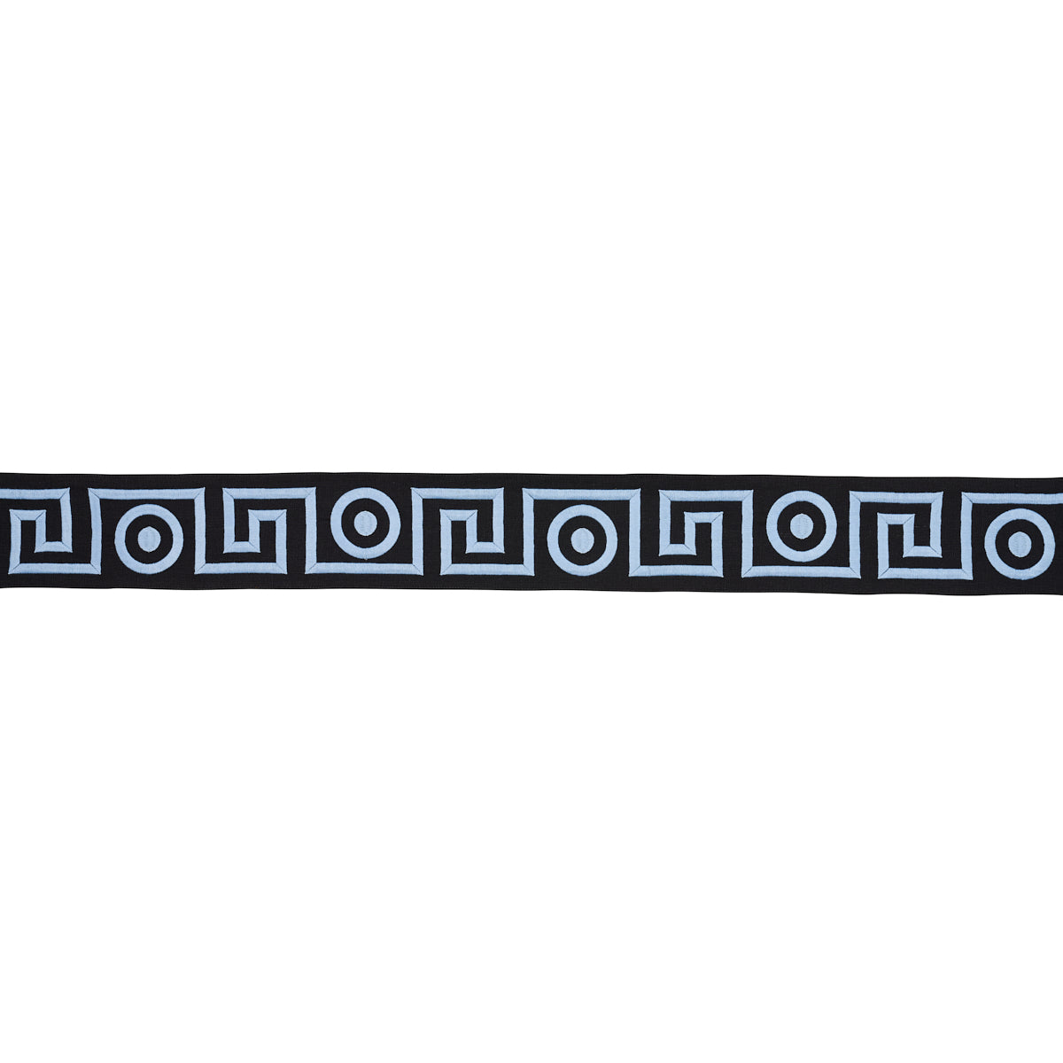 Purchase 181254 | Plato Tape, Black And Sky - Schumacher Trim