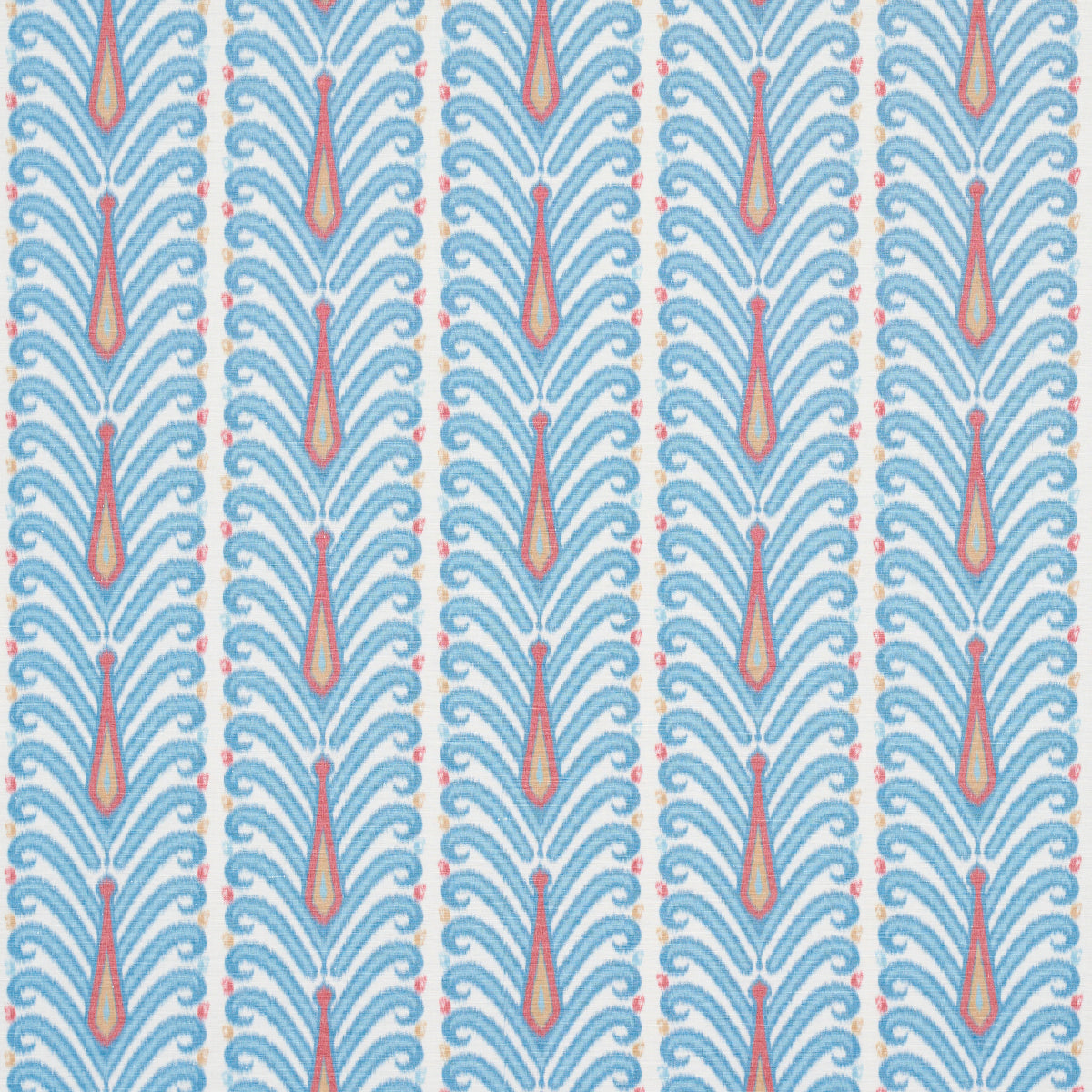 Purchase 181270 | Augustine Ikat, Peacock - Schumacher Fabric