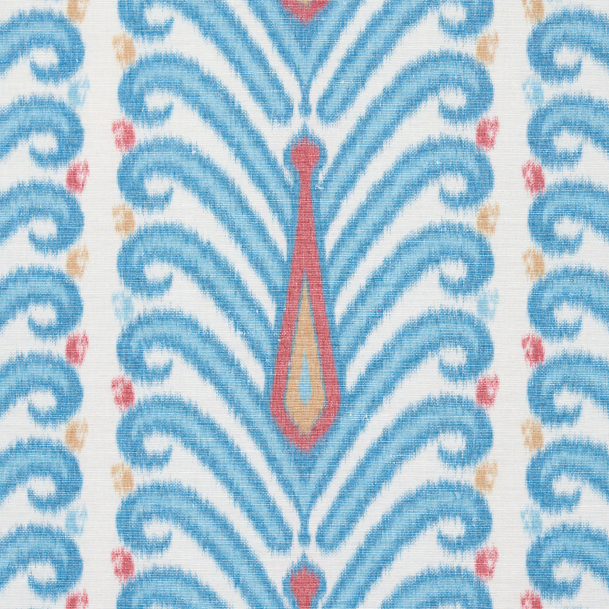 Purchase 181270 | Augustine Ikat, Peacock - Schumacher Fabric