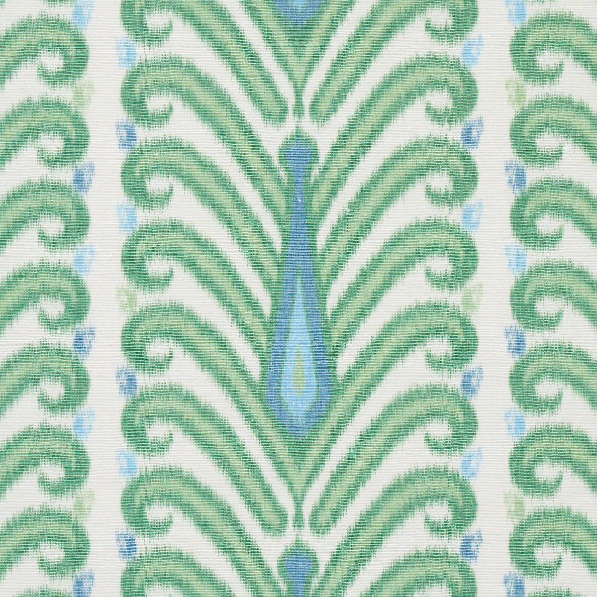Purchase 181271 | Augustine Ikat, Leaf - Schumacher Fabric