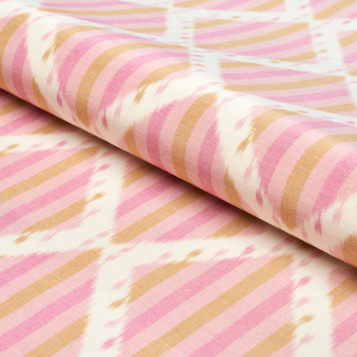 Purchase 181292 | Kai Striped Ikat, Pink - Schumacher Fabric