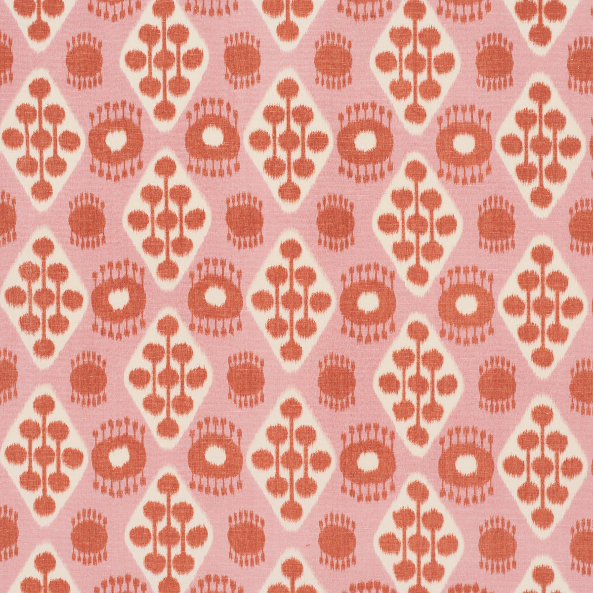 Purchase 181302 | Hamilton Ikat, Pink And Tangerine - Schumacher Fabric