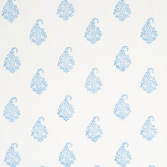 Purchase 181352 | Kerala Paisley, Blue - Schumacher Fabric