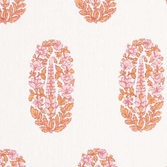 Purchase 181362 | Askandra Flower, Tangerine - Schumacher Fabric