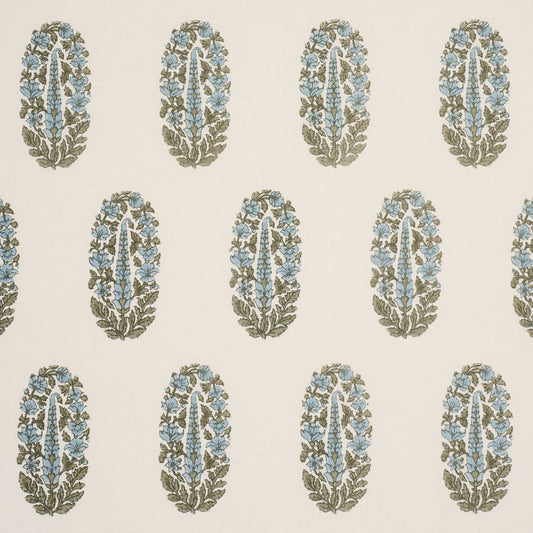 Purchase 181363 | Askandra Flower, Aquamarine - Schumacher Fabric