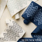 Purchase 181380 | Leora Hand Blocked Tape Narrow, Sky - Schumacher Trim