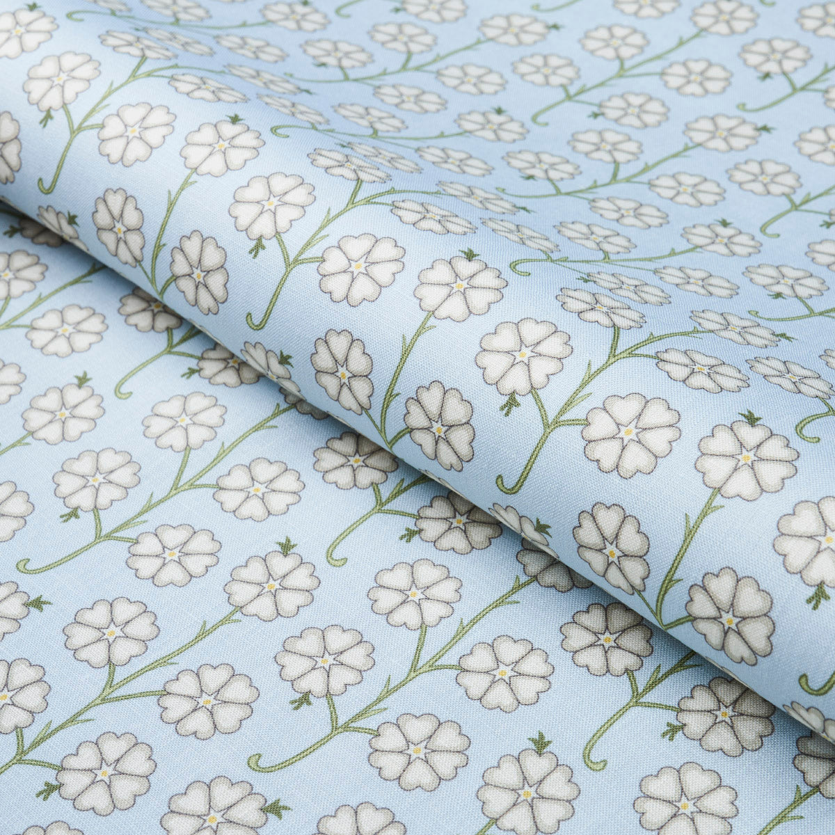 Purchase 181400 | Gardenia, Egg Blue - Schumacher Fabric