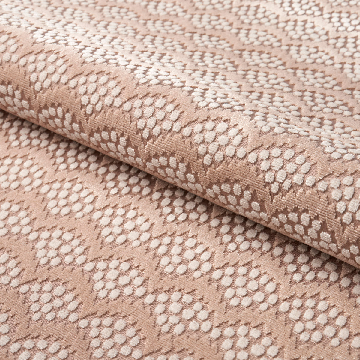 Purchase 181422 | Pollen Cut Velvet, Soft Clay - Schumacher Fabric