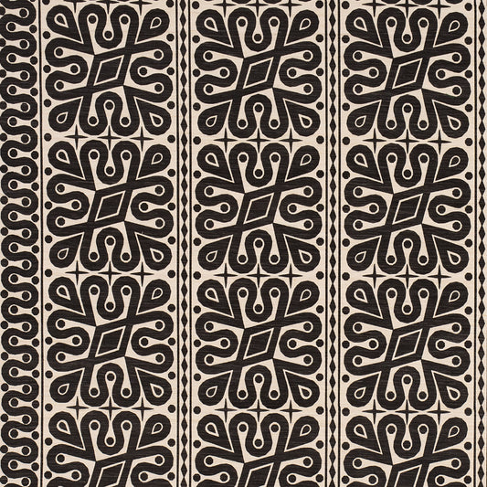Purchase 181472 | Borneo Silk, Black - Schumacher Fabric