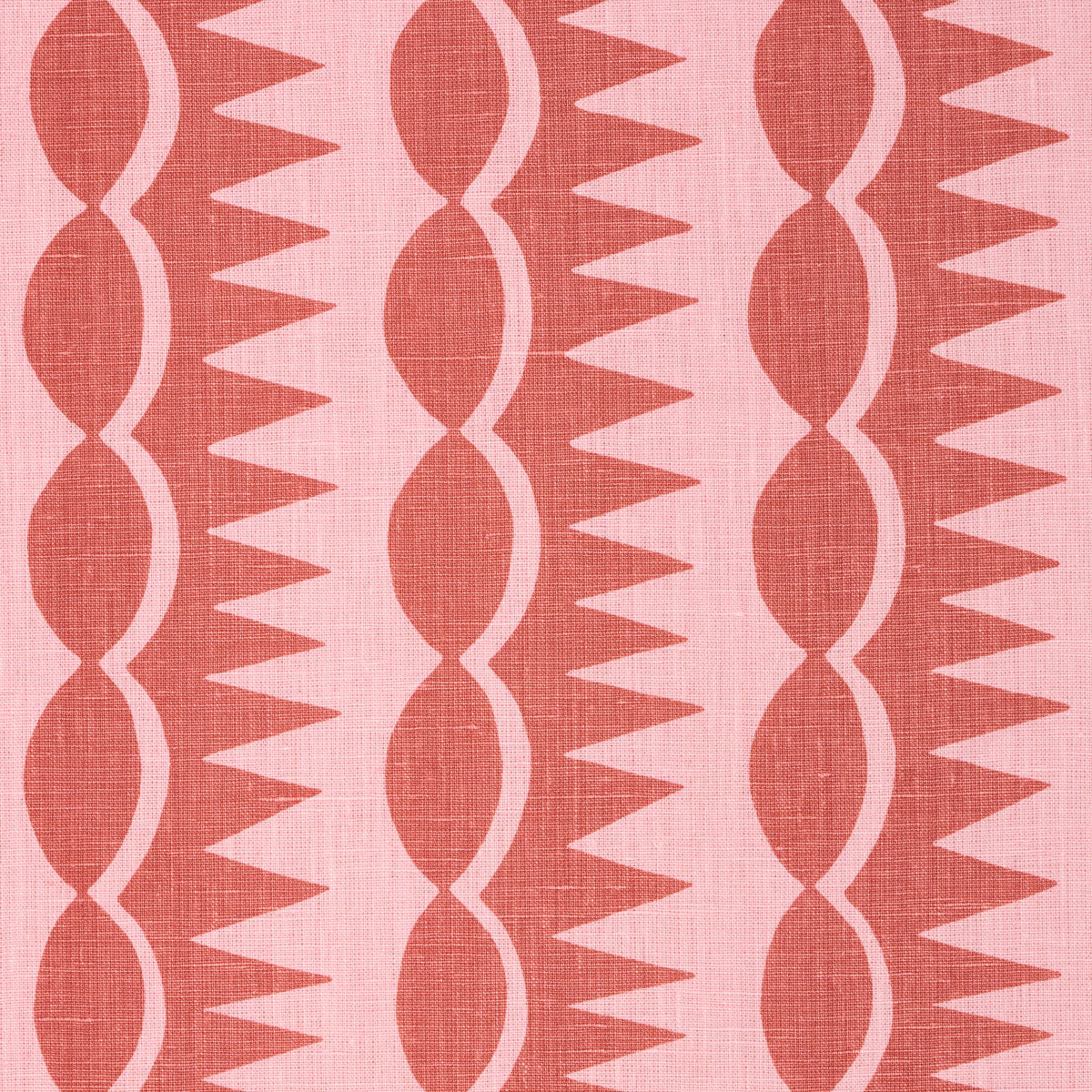 Purchase 181531 | Dagger Stripe, Red On Pink - Schumacher Fabric