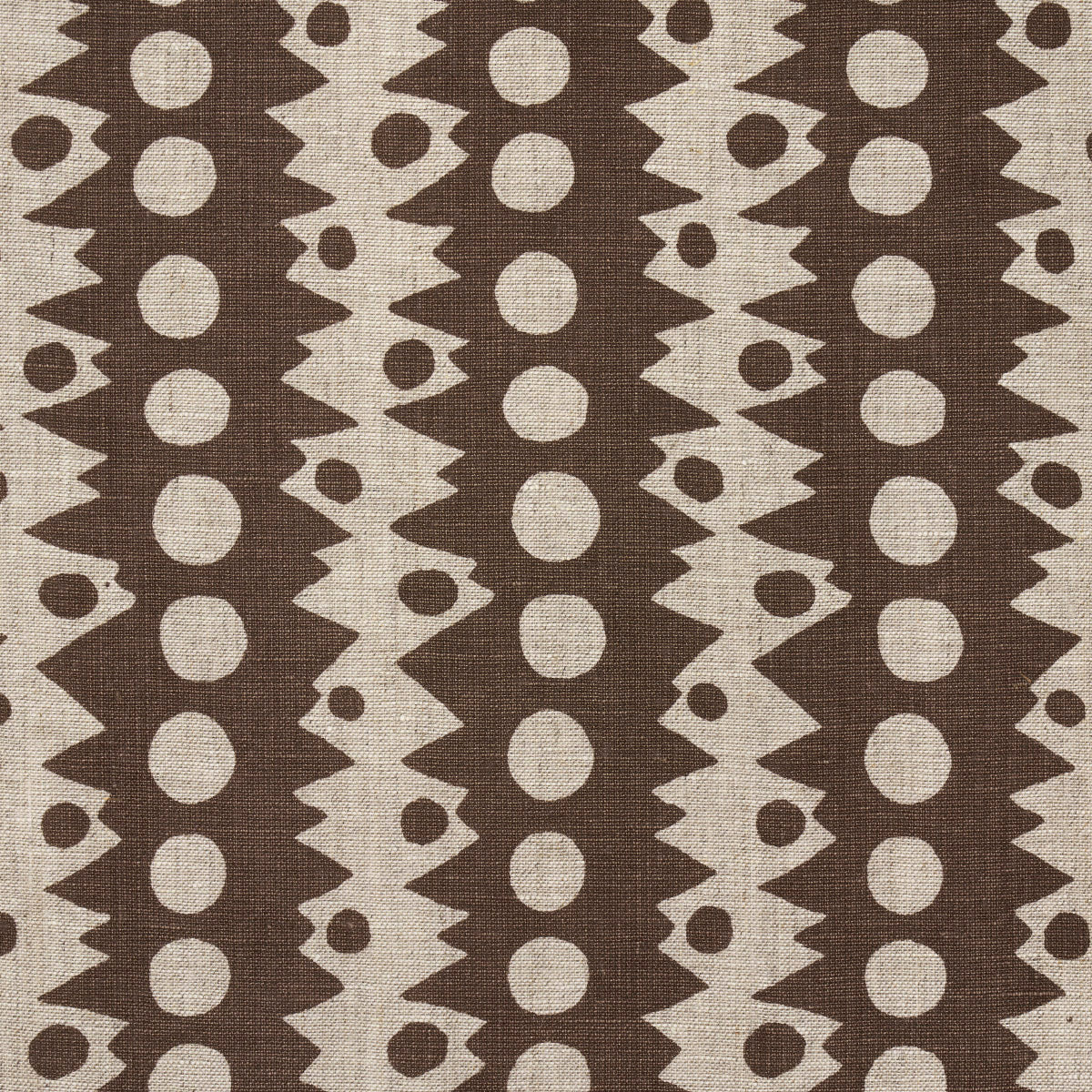 Purchase 181553 | Trickledown, Brown On Natural - Schumacher Fabric