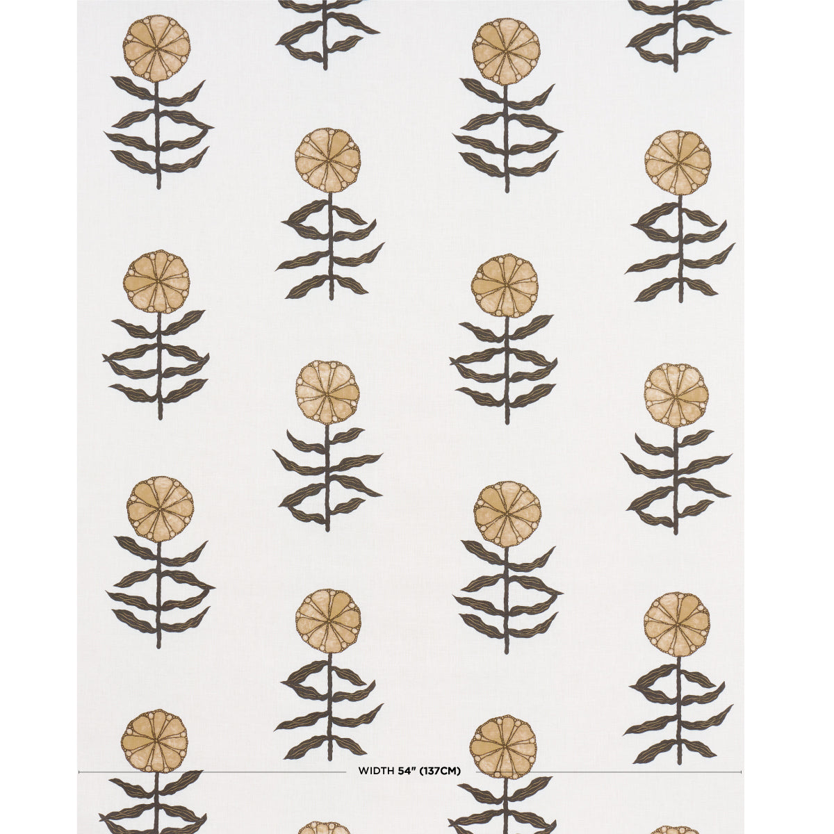 Purchase 181661 | Pretty Petals, Neutral - Schumacher Fabric
