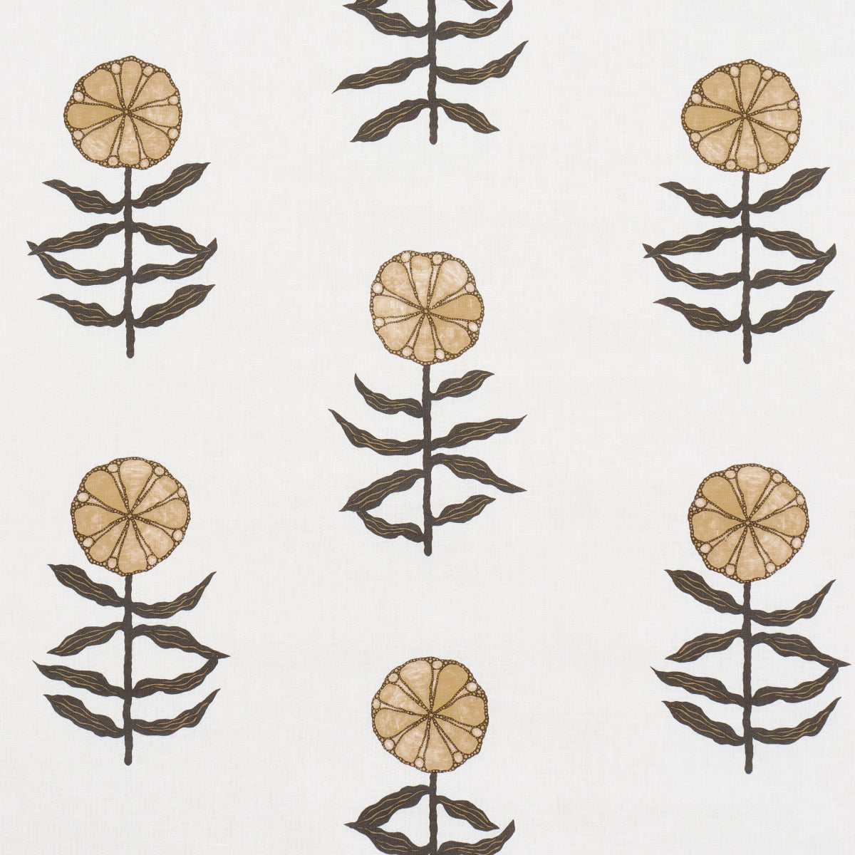 Purchase 181661 | Pretty Petals, Neutral - Schumacher Fabric