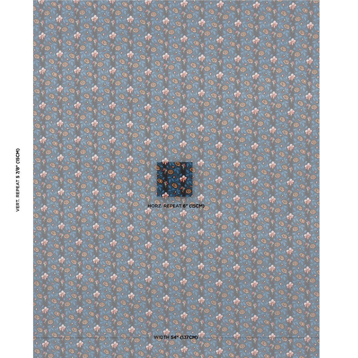 Purchase 181700 | La Rue Stripe, Midnight - Schumacher Fabric