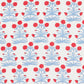 Purchase 181780 | Mughal Hand Block Print, Crimson Sky - Schumacher Fabric