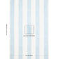 Purchase 181810 | Wide Hand Block Stripe, Blue - Schumacher Fabric