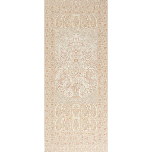 Purchase 181820 | Colmery Paisley Panel, Parchment - Schumacher Fabric