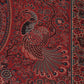 Purchase 181822 | Colmery Paisley Panel, Rouge - Schumacher Fabric