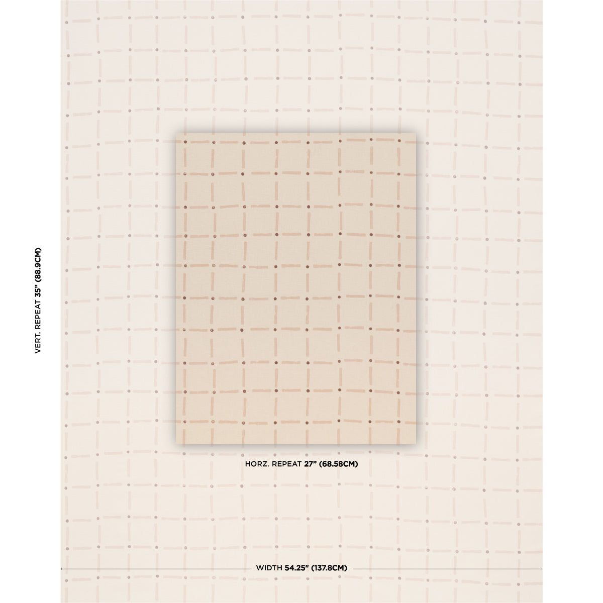 Purchase 181850 | Drifting Grid, Petal - Schumacher Fabric