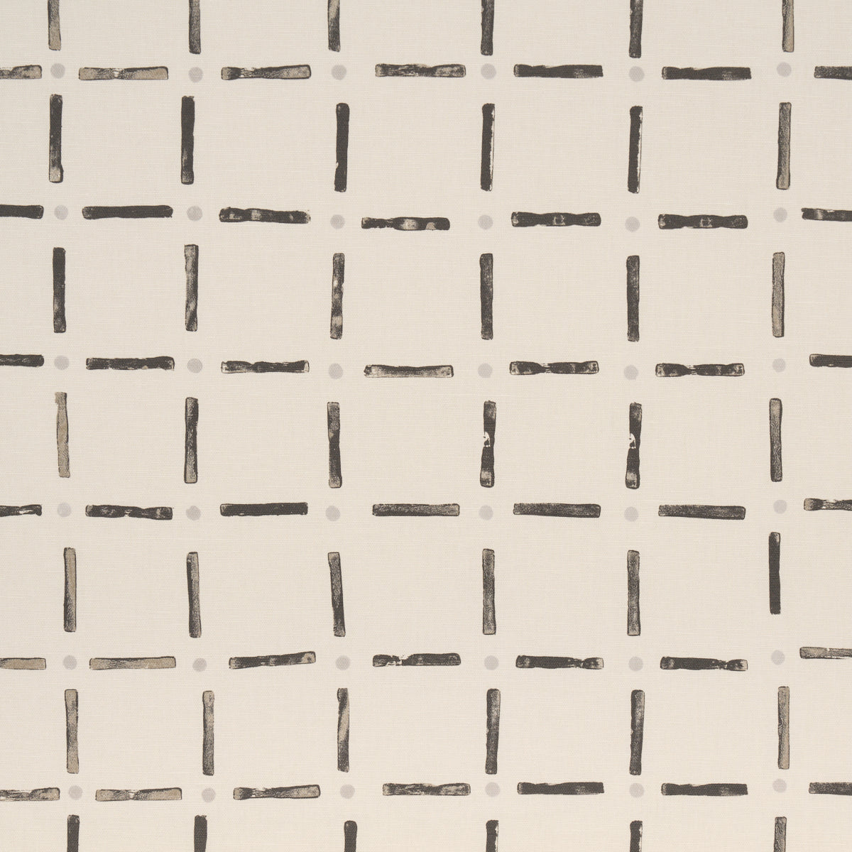 Purchase 181853 | Drifting Grid, Black - Schumacher Fabric