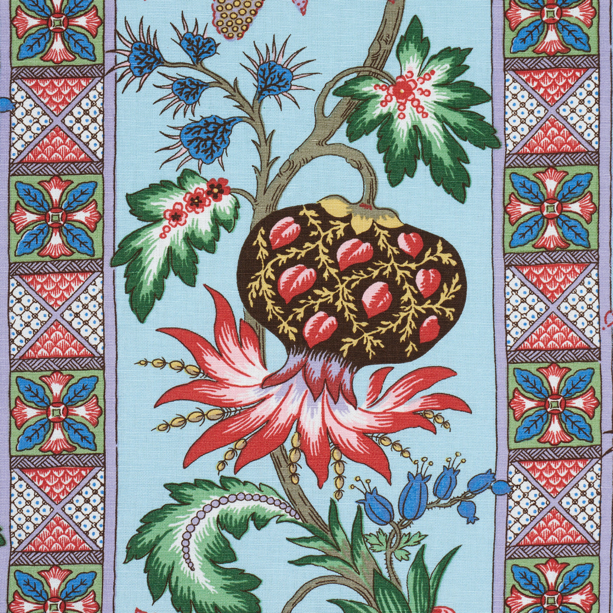 Purchase 181860 | Bailey Botanical, Azure - Schumacher Fabric