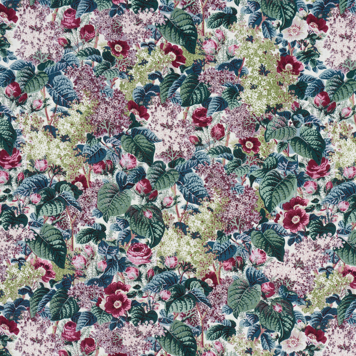 Purchase 181870 | Flora'S Fleurs, Plum - Schumacher Fabric