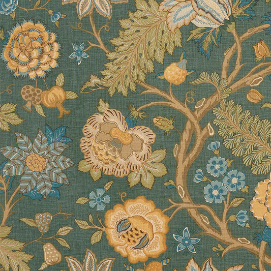 Purchase 181880 | Darsy Tree Of Life, Juniper - Schumacher Fabric