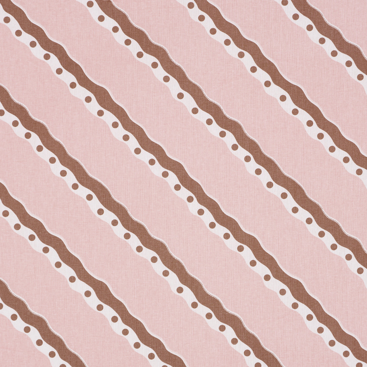 Purchase 181912 | Rousseau Stripe, Cocoa & Blush - Schumacher Fabric