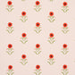 Purchase 181980 | Forget Me Nots, Red On Pink - Schumacher Fabric