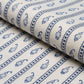 Purchase 182020 | Eddie Woven Hand Block Print, Blue - Schumacher Fabric