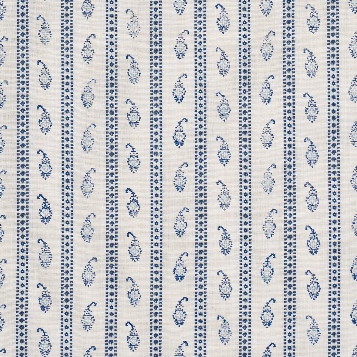 Purchase 182020 | Eddie Woven Hand Block Print, Blue - Schumacher Fabric