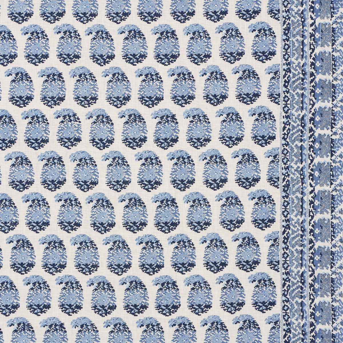 Purchase 182060 | Terry, Blue & Navy - Schumacher Fabric