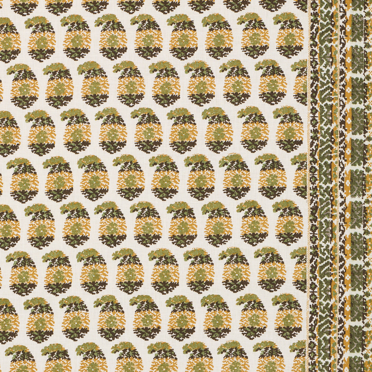 Purchase 182062 | Terry, Ochre & Green - Schumacher Fabric