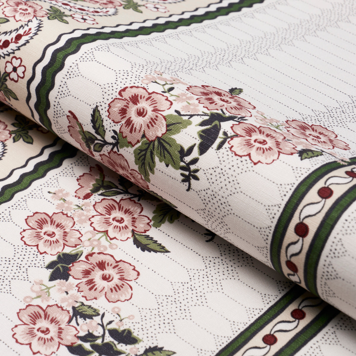 Purchase 182072 | Serena Garland, Rose - Schumacher Fabric